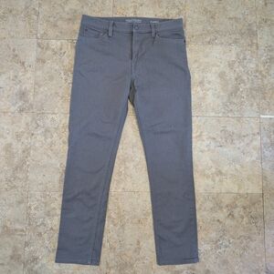 Banana Republic Slim Traveler Pant Mens 31 x 30 Chino Stretch Gray 360778